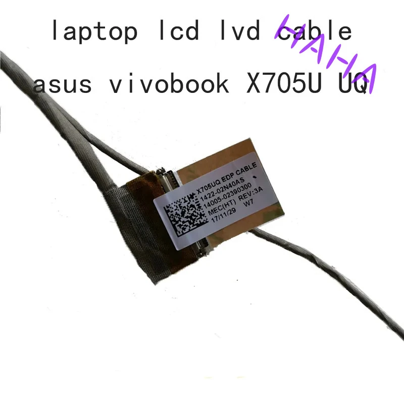 LCD LVDs Screen Cable for ASUS X705 X705UV X705UA X705UQ N705 1422-02N40AS 02MX0AS 14005-02390300 EDP CABLE 30PINS NON-TOUCH New