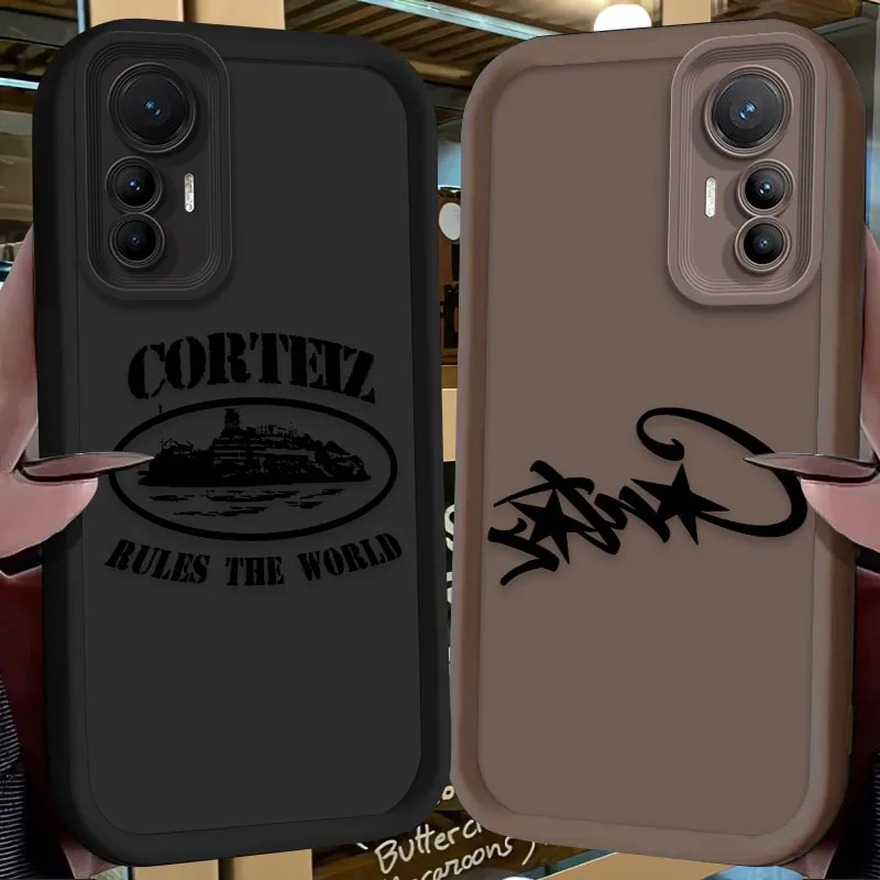 Luxury The World-C-Corteizs Case for Xiaomi 14T 13T 12T 11T 13 12 11 Lite 5G NE POCO X6 X5 F6 F5 F3 X4 GT X3 NFC M5S C65 M6 Pro