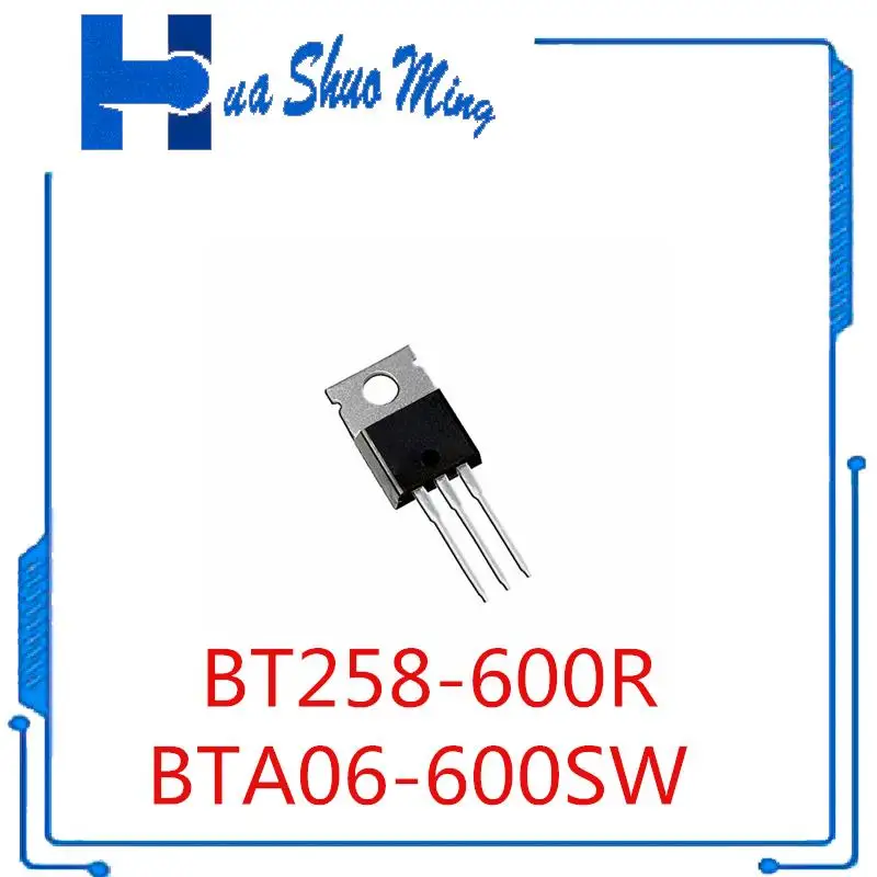 10Pcs/Lot BT258-600R BT258600R BT258 600R  BTA06-600SW BTA06600SW BTA06 600SW  TO-220