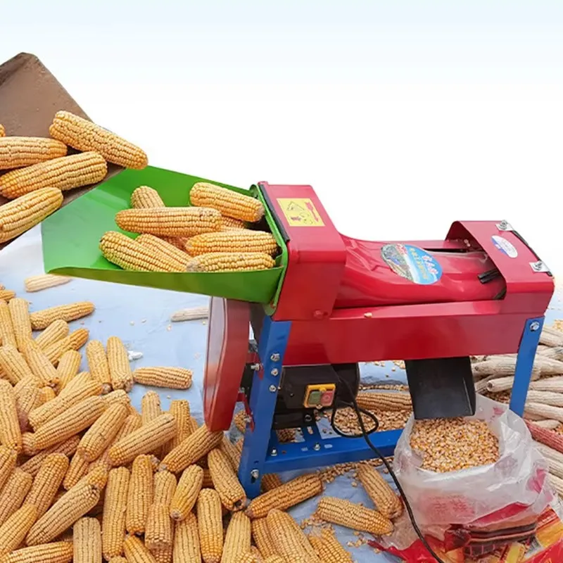 Automatic Corn Thresher Household Small 220V Electric Corn Stripper Pod Separator Stripping Corn Magic Machine