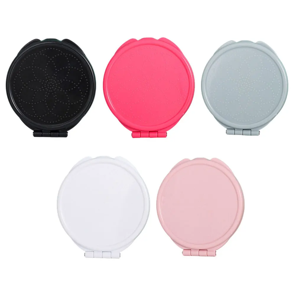 5 قطعة مرايا ماكياج صغيرة قابلة للطي المدمجة المزدوجة الوجهين مرايا الجيب أداة السفر مرآة صغيرة محمولة لاستخدام المحفظة #6
