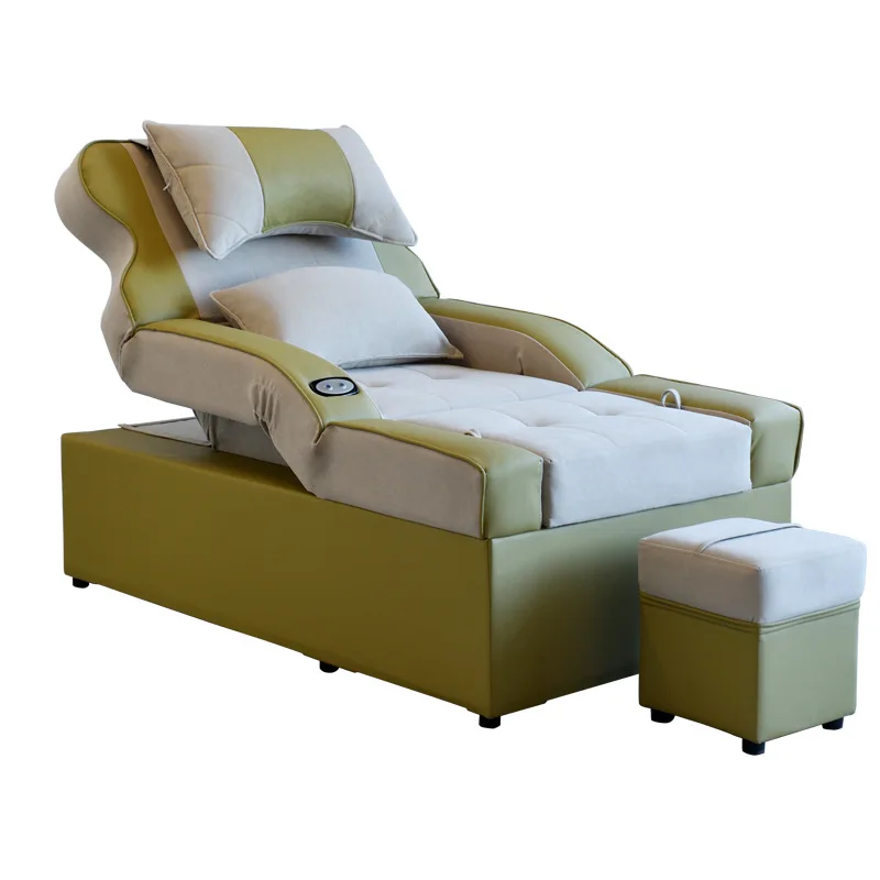 Salon Furniture Modern Foldable Portable Adjustable Multi-function Electric Massage Pedicur Table High-Density Sponge Nail Hotel