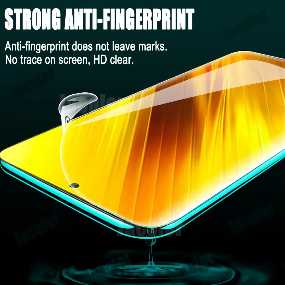 5 STKS Veiligheidsfilm Voor Xiaomi Poco X3 NFC M3 M4 Pro F3 GT F2 Scherm Gel Protector Hydrogel Film X3Pro X3NFC M3Pro Zacht Niet Glas