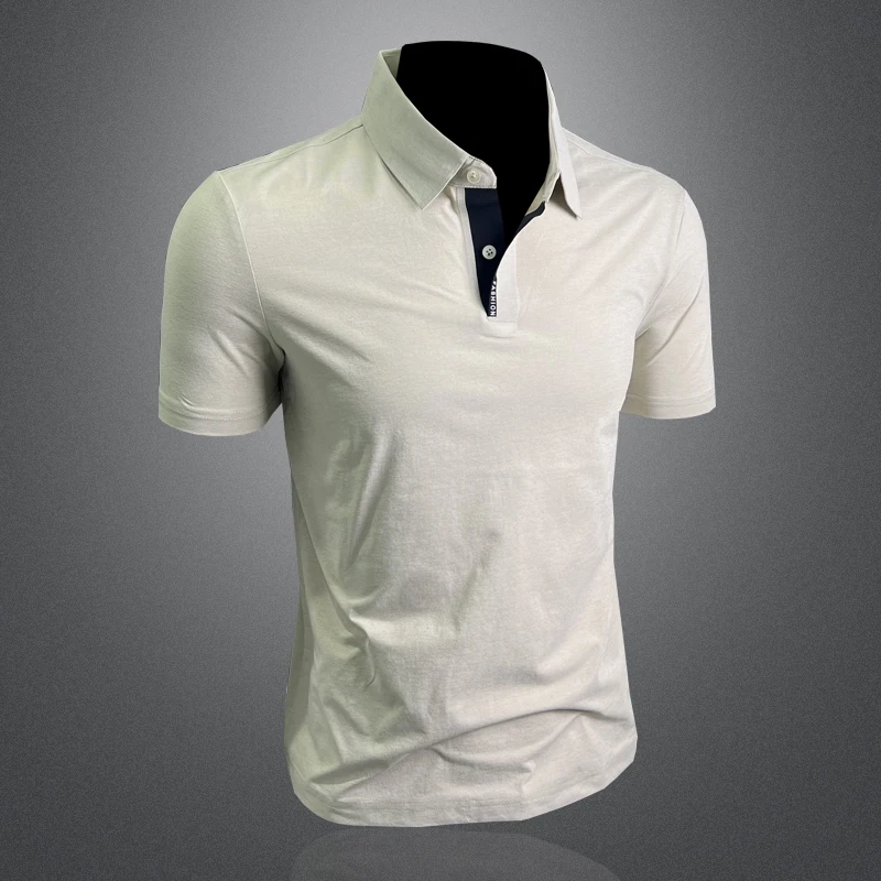 

Мужская футболка с коротким рукавом, быстросохнущая, модная, дышащая, приталенная, летняя, в корейском стиле, повседневная, больших размеров