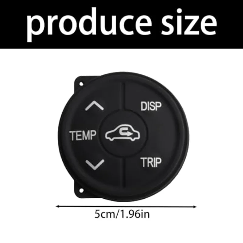 1 زوج متعددة الوظائف عجلة القيادة غطاء أزرار ل بريوس زائد 2012-2015 لتويوتا بريوس الخامس (zvw 40) 2013 اكسسوارات السيارات #4