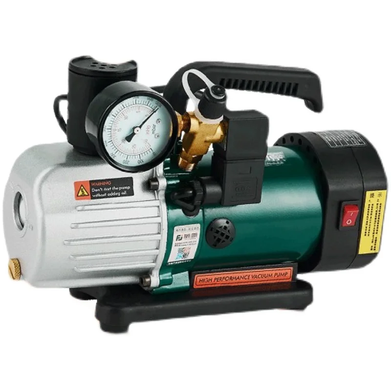 110V/220V Rotary Vane High Negative Pressure Vacuum Pump, Portable Air Conditioner Refrigerator Maintenance Pump, Vacuum Pump
