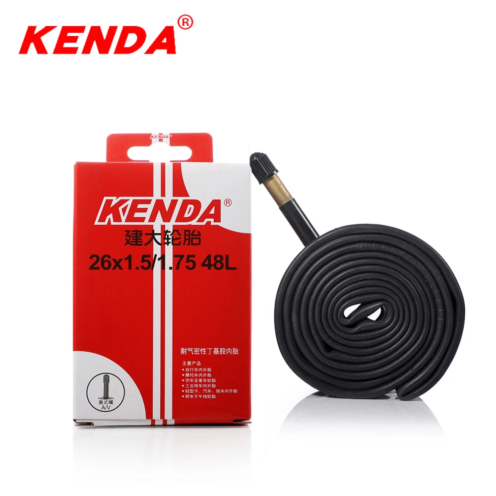 KENDA inner tube 26 camera 26x1.5-1.75 Schrader Presta bicycle inner tube 26 mountain bike tubes tire chambre air 170g