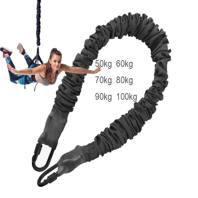 60kg Aerial Yoga Cord Kit Pilates Elastic Suspension Sling Trainer yoga Bungee Dance Pull Rope