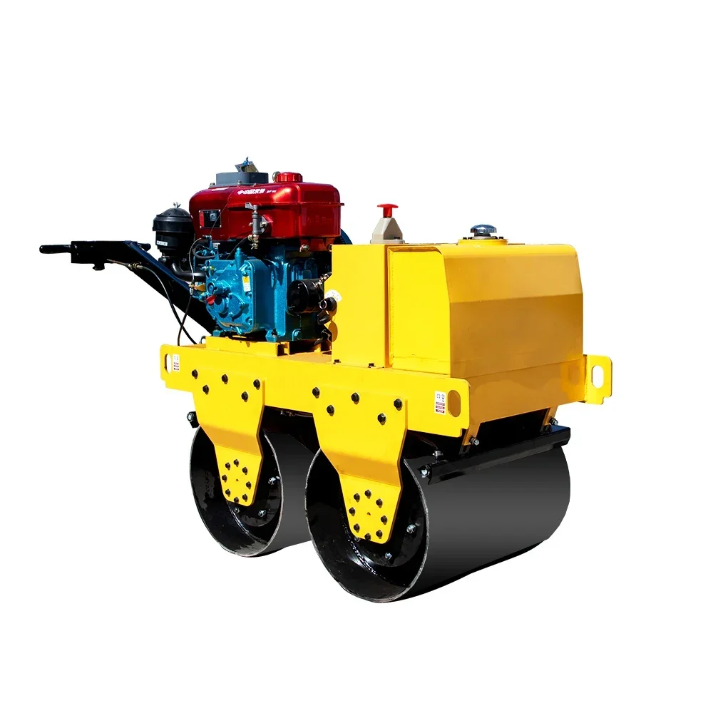 hengwang 1ton 2ton 3ton 4ton Diesel Double Drum Small Mini Road Roller Machine Compactor Price