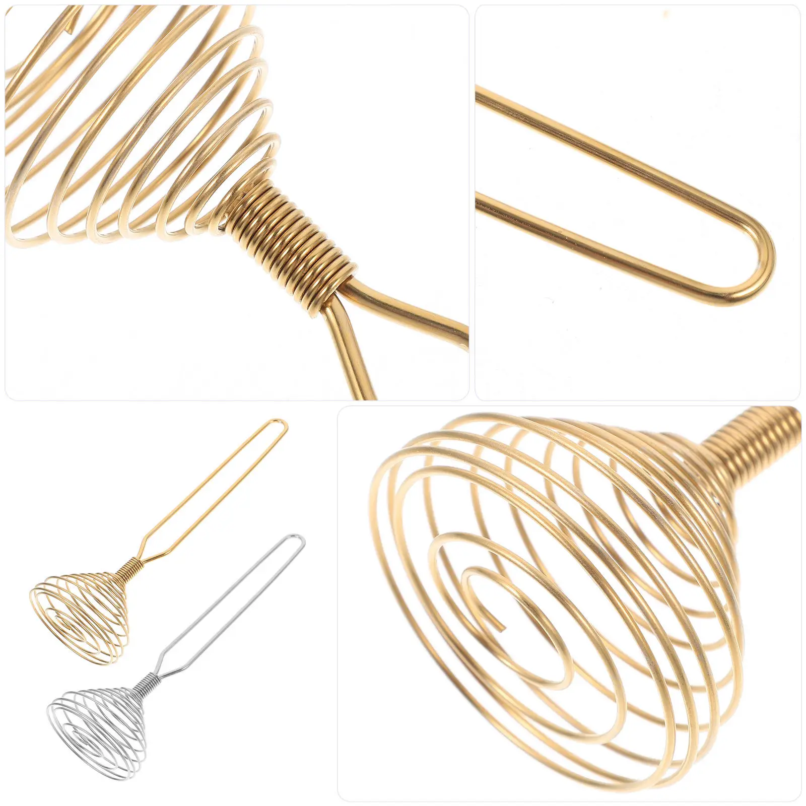 

2Pcs Metal Press Style Egg Whisk Manual Hand Mixer for Kitchen Cream Blending Mixing Accessories Egg Whisk Kitchen Supplies