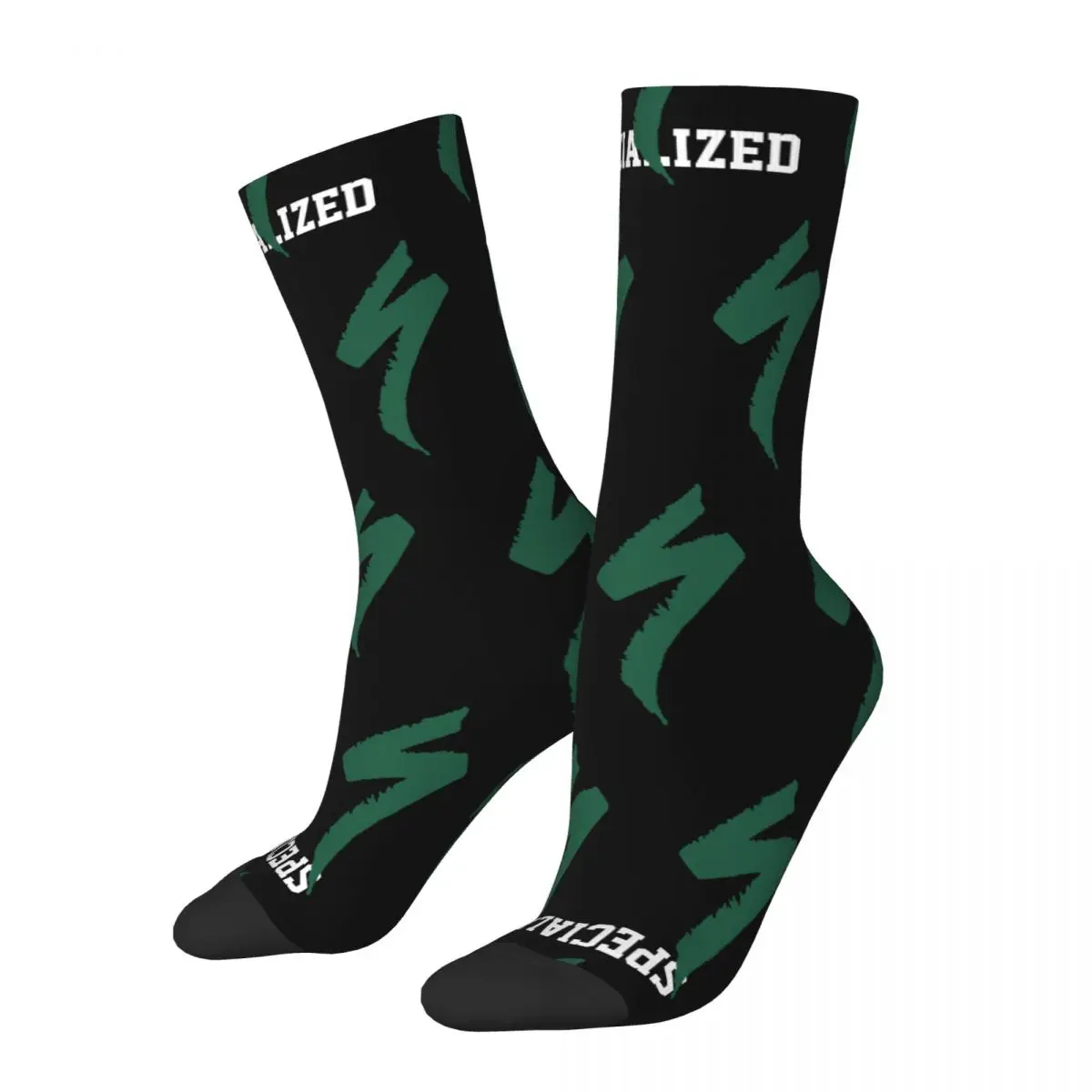 

Vintage Cool Green Men's compression Socks Unisex Specializeds Harajuku Pattern Printed Novelty Crew Sock