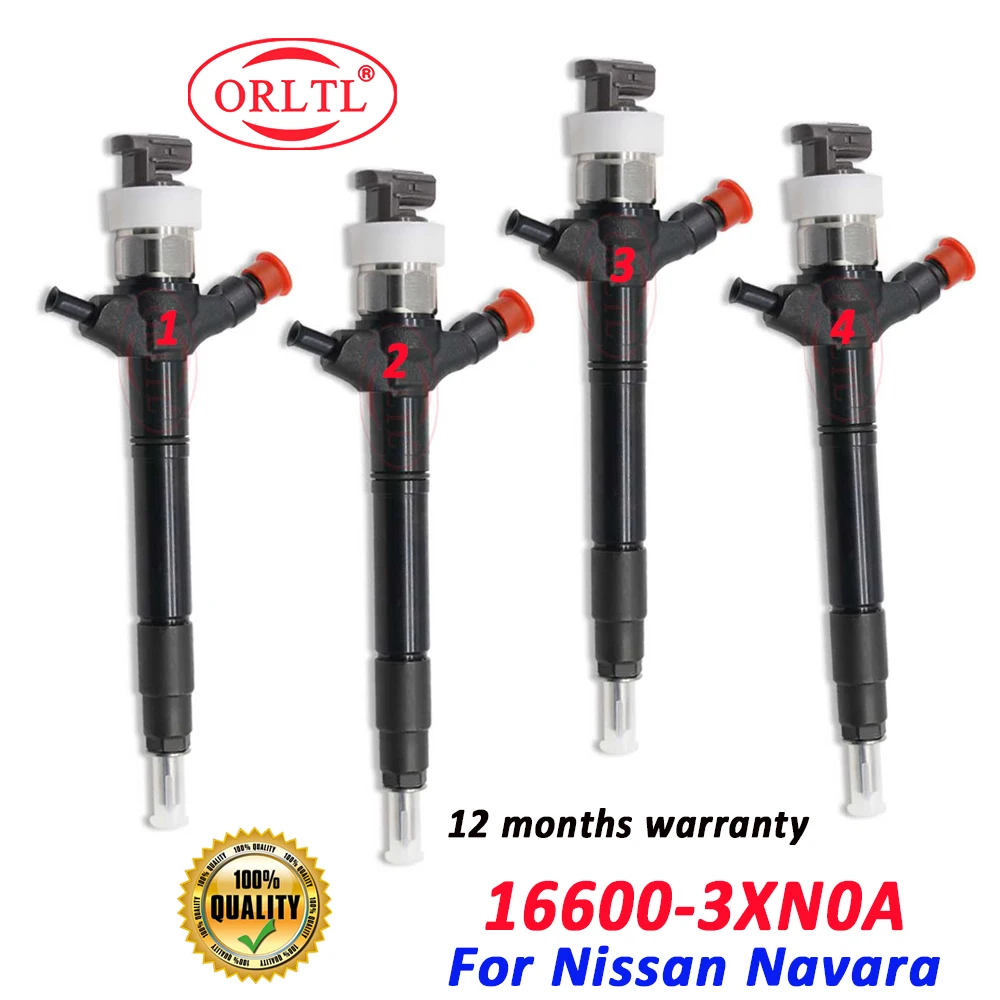 

4 PCS 295050-1060 New Fuel Injector 2950501060 295050-1061 for Nissan Navara DCRI301060 9729505-106 16600-3XN0A 16600-1AT0A