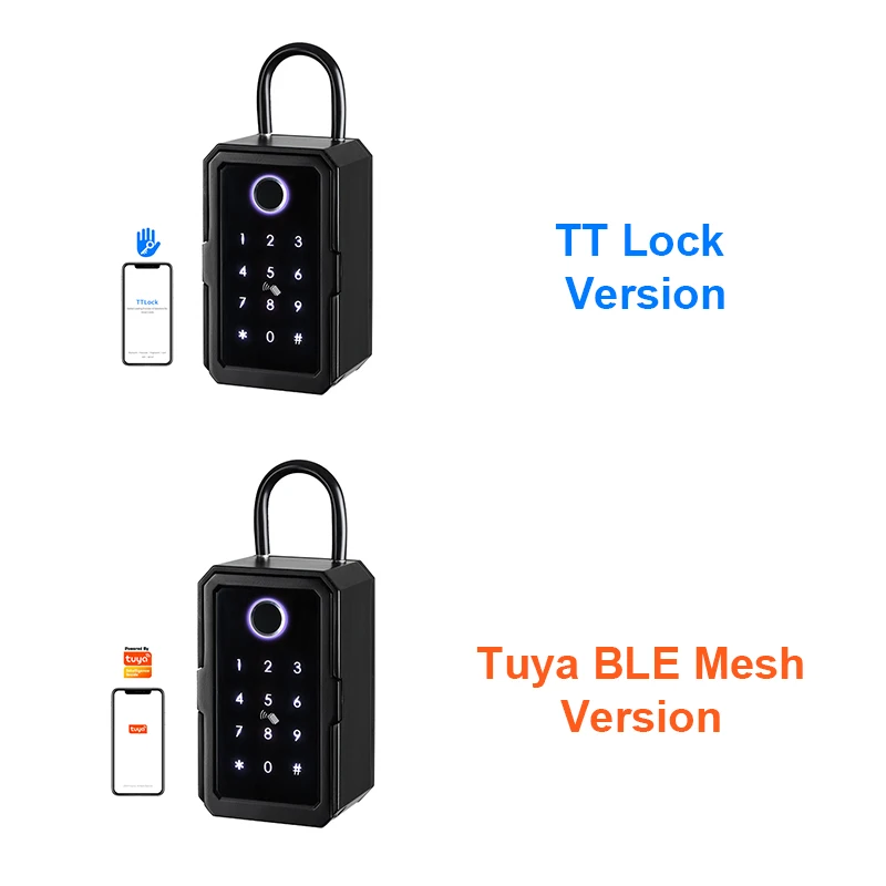 Imagem -02 - Raykube-tuya Electronic Portable Lock Boxes Ttlock Segurança Senha Smart Impressão Digital Digital