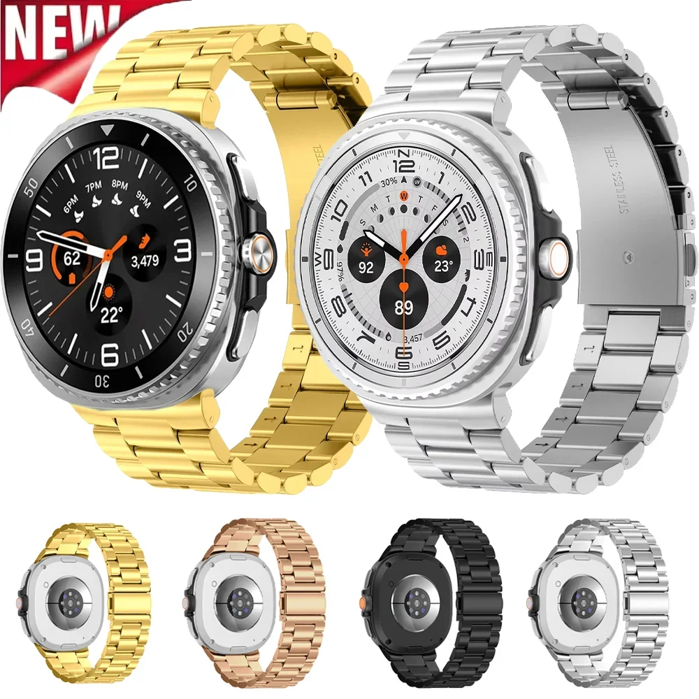Metallarmband ohne Lücken für Samsung Galaxy Watch 8 44 mm 40 mm/8 Classic 46 mm Armband für Samsung Galaxy Watch Ultra 2025 47 mm Correa