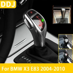 For BMW X3 E83 2004 2005 2006 2007 2008 2009 2010 Accessories Car Interior LED Gear Shift Knob Shifter Button Replacement Parts