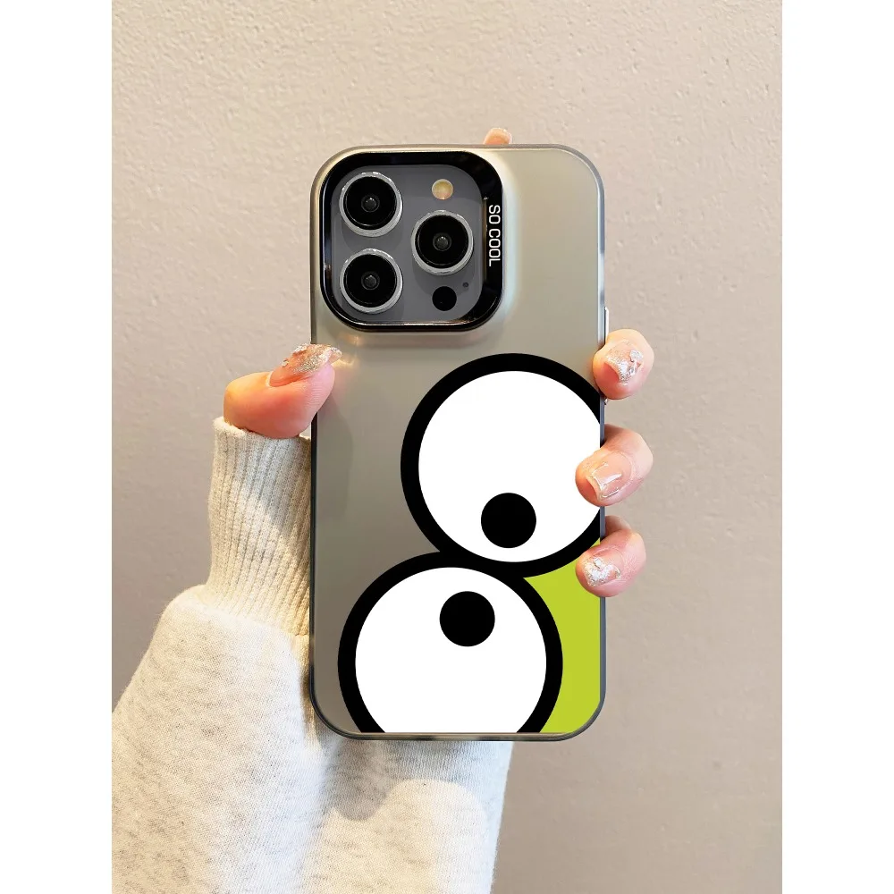

Cute and funny frog phone case for iPhone 16 15 14 13 12 11 Pro/ Max/Plus shock-proof rear cover anti-fingerprint