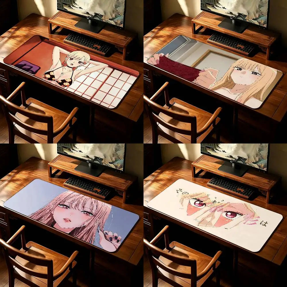 Sexy-M-marin Kitagawa-S Kawaii Mouse Pad Computer Mat Deskpad Laptop Keyboard Mat Office Large Landscape Mousepad