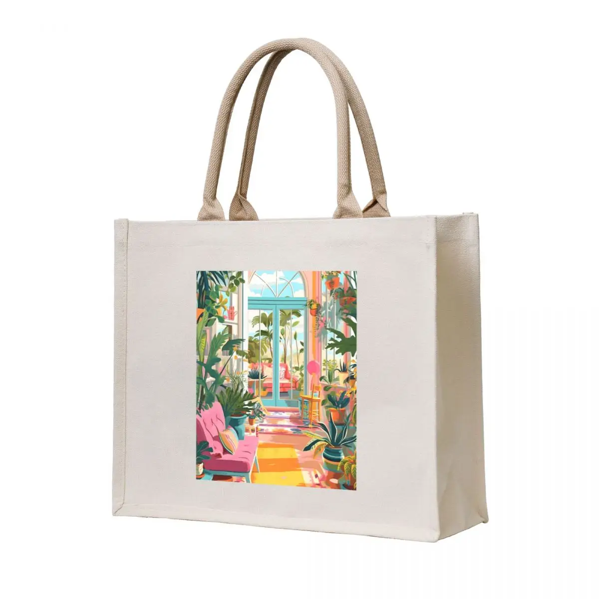 

Gay house full of plants Tote Bag tote bags cloth bags large tote bag ecological bags sacs de shopping