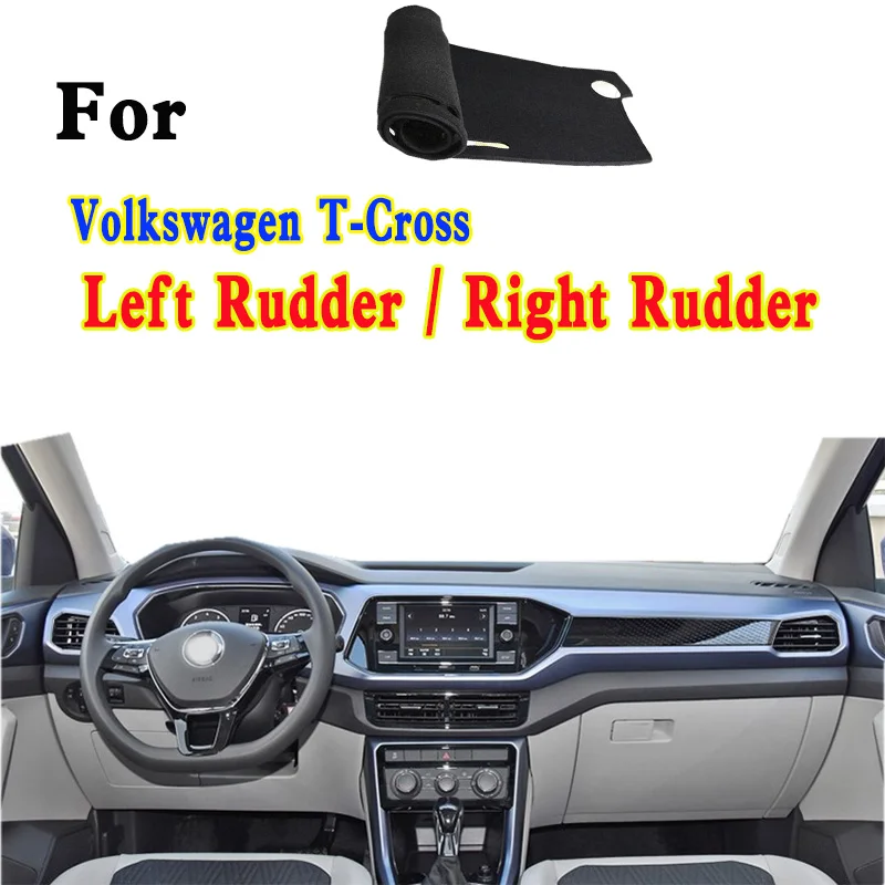 For Volkswagen VW T-Cross T-Sport Tacqua C81 C71 Dashmat Dashboard Cover Instrument Panel Insulation Protective Pad