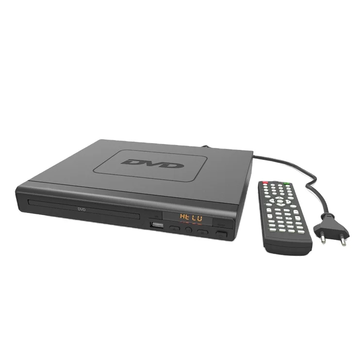 High Quality DVD Player Thin USB Media Box Multi-function Portable Support VCD CD Disc DVD Player for Home Traveling USB Input