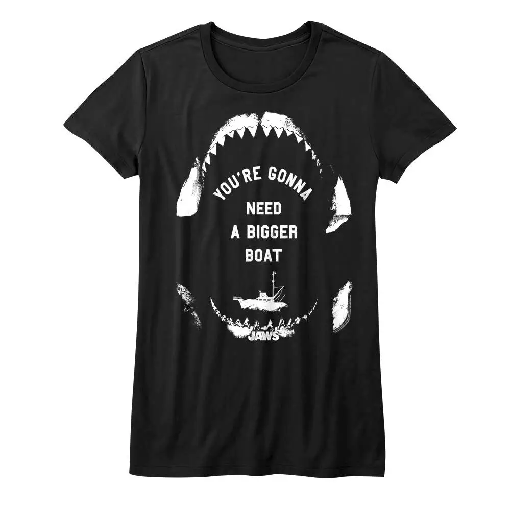 Jaws Shark T Shirtth Women's Shirt You're Going to Need a Bigger Boat POV Mouth