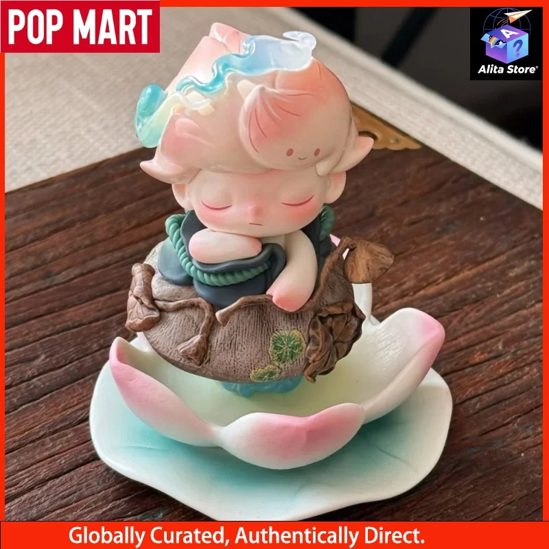 팝마트 디무 바람과 달의 향기 시리즈 피규어 블라인드 박스 장난감 장식 선물 플러시 토이 팝마트 공식 비닐 피규어