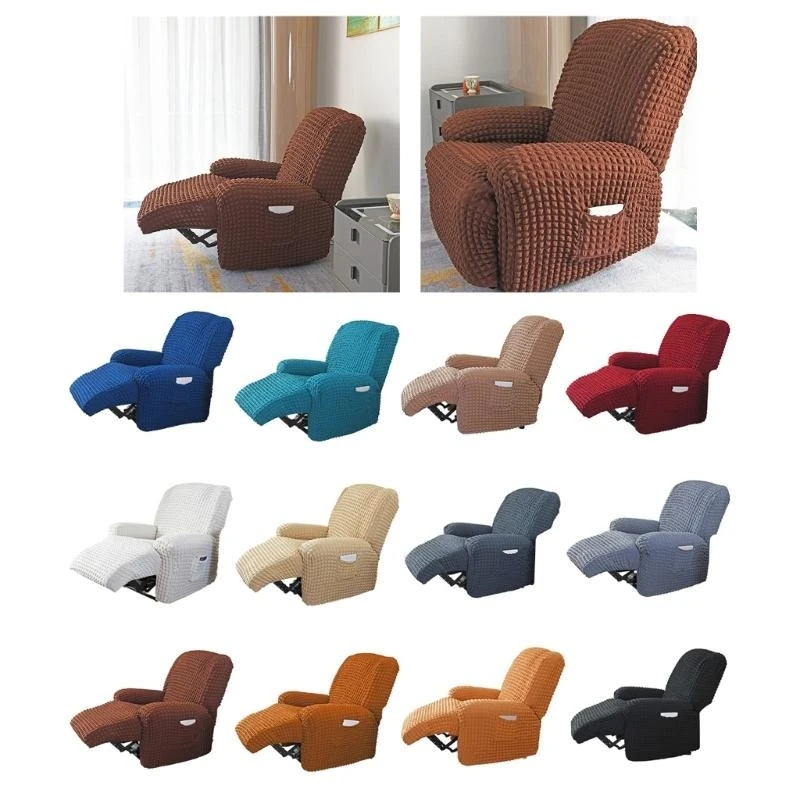 

Elegant Elastic Bubble Tub Single Armchair Cover with Armrests, Soft and Comfortable Single Seats Sofa Cover for D2RD