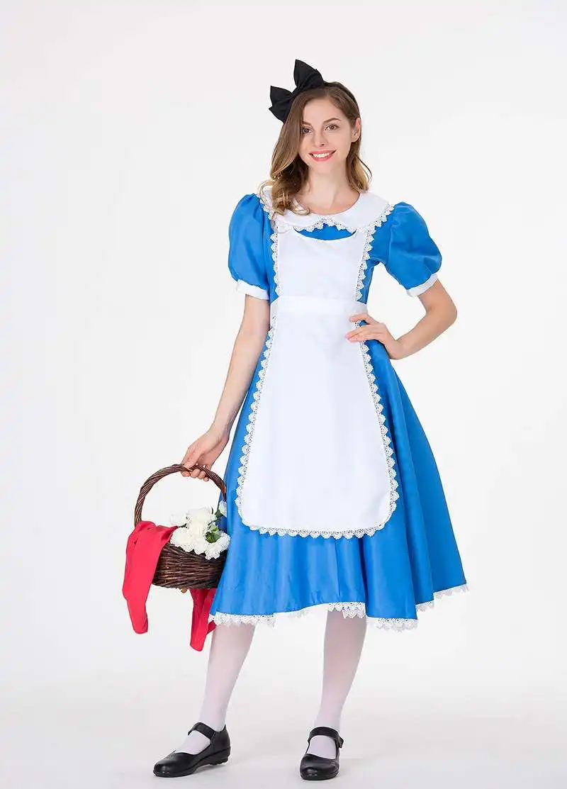 Adult loween Costume Alice in Wonderland Cosplay Anime Ma Women's Traditional Chinese Clothing Spring  Collection