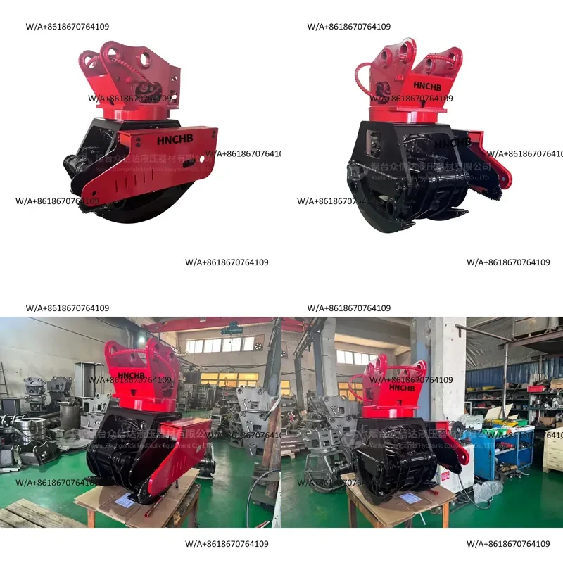 Suitable for Excavator Tree Shear with 360° Rotation Combines Clamping, Cutting Machine for Agricultural and Forestry