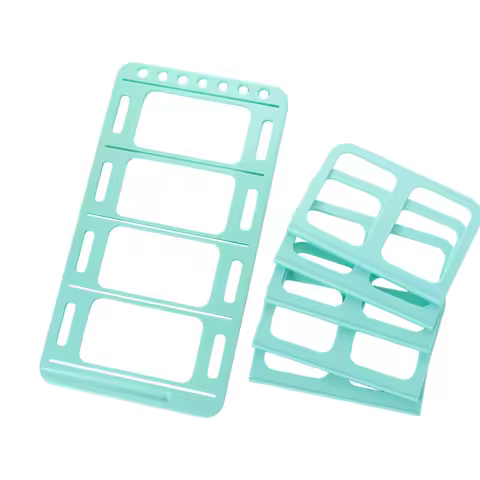 Detachable 4 Grid Desktop Bookends Plastic Display Desk Bookshelf Save Space Magazine Divider Book Stand Book Holder