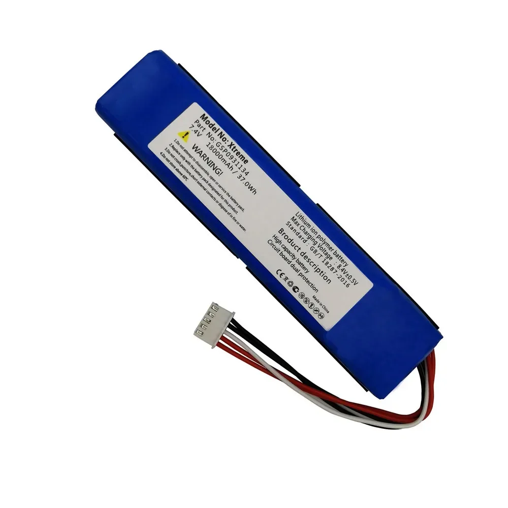 2024 100% batería Original nueva 18000mAh 37.0Wh para JBL xtreme1 extreme Xtreme 1 GSP 0931134   Número de seguimiento de batería con herramientas.