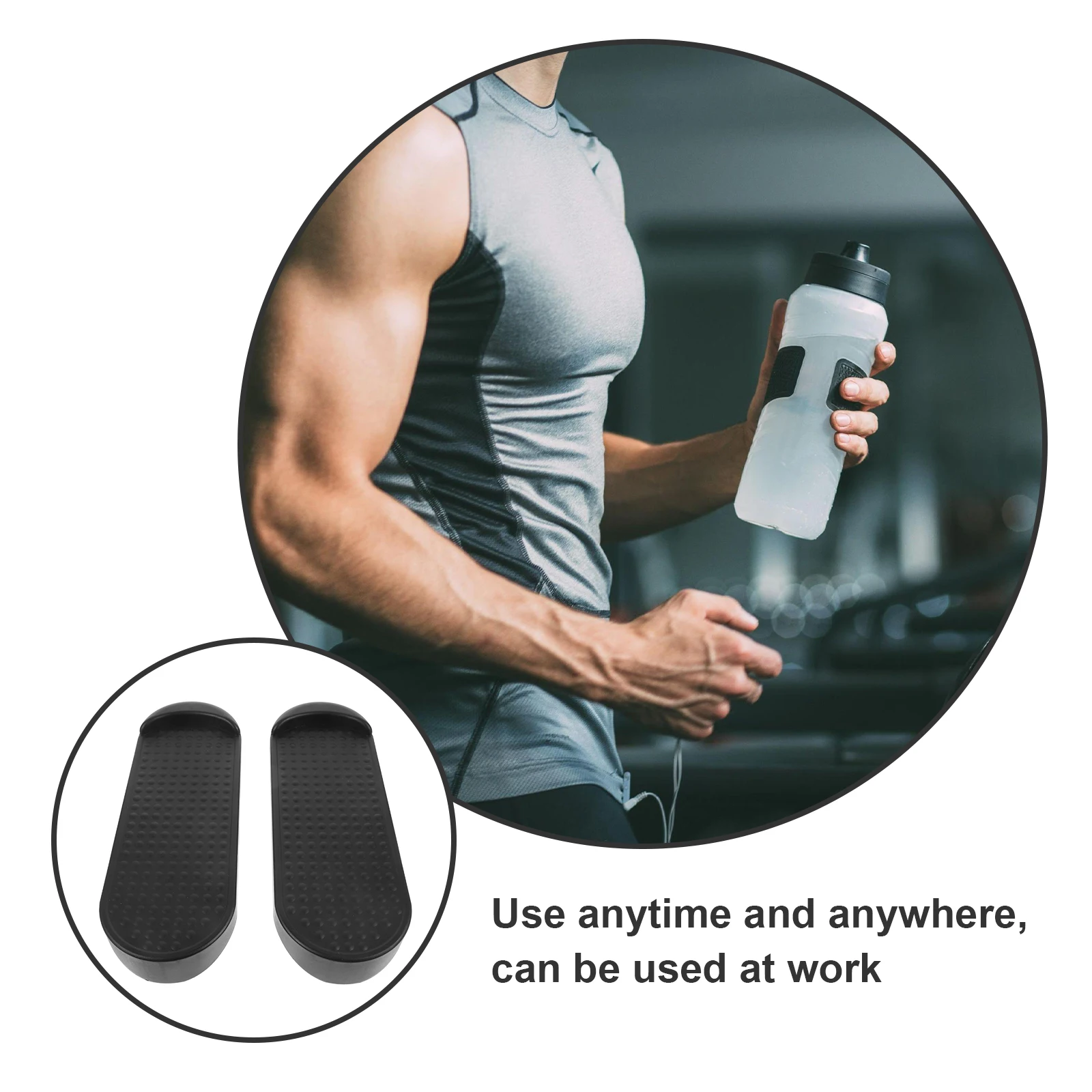 Reemplazo de Pedal paso a paso, estribo antideslizante duradero para ejercicio en casa, equipo de Fitness portátil para interiores, accesorio de Pedal