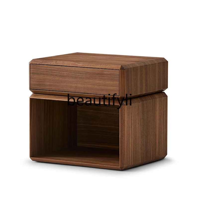 Black Walnut Wababi Bedside Cabinet Bedroom Locker