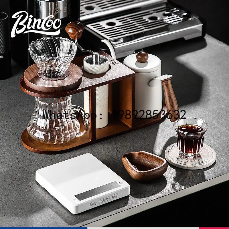 

XL Drip Coffee Pot Full Set Drip Coffee Storage Stand Vintage Drip Holder