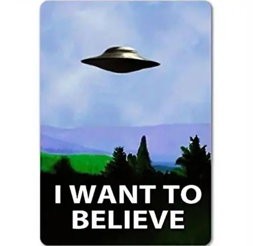 Retro X Files Metal Sign Vintage Cult Classic Tin Sign Poster