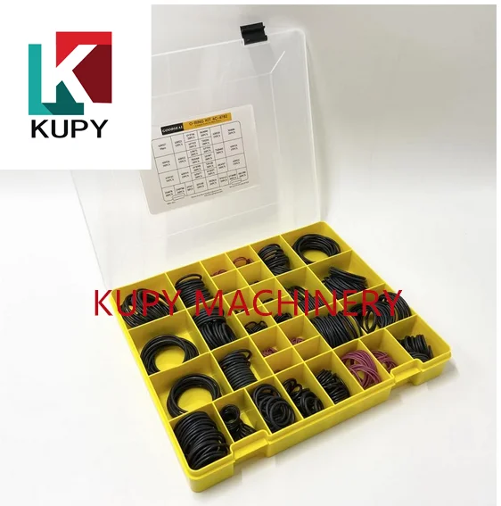 

KUPY High quality 4C-4782 270-1528 2701528 NBR90 Shore Nitrile Rubber O-Ring kit For Caterpillar Excavator 4J0526 4J0522 7J