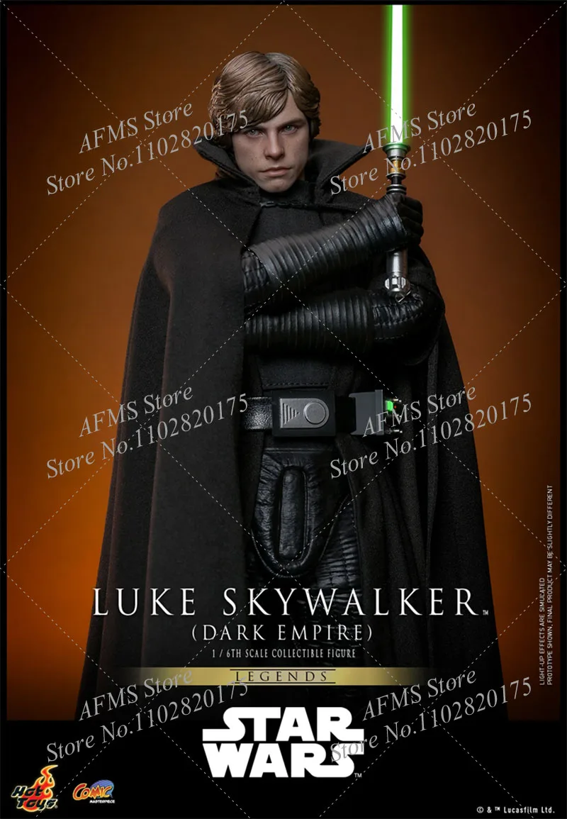 HOTTOYS CMS019 Figura colecionável em escala 1/6 Star Wars Luke Skywalker Império Escuro 12 Polegadas Homens Soldado Bonecos modelo de figura de ação