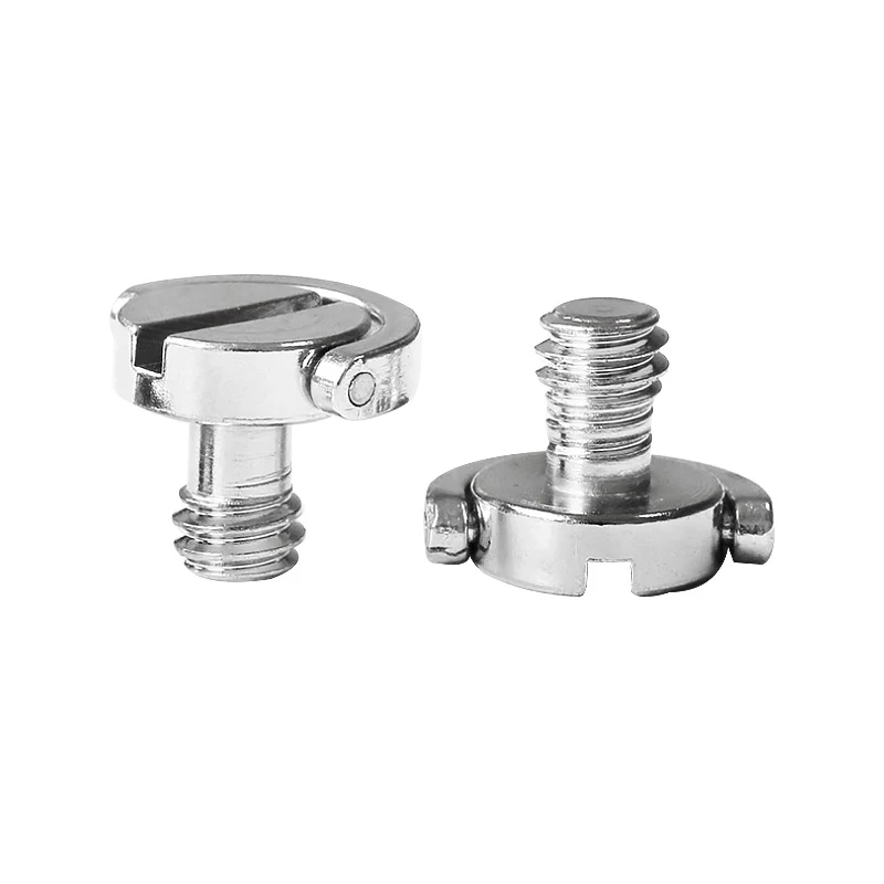 1/4 Inch D-ring Camera Mount Screw Quick Release Plate Adapter Screw For Tripod Monopod Ball Head