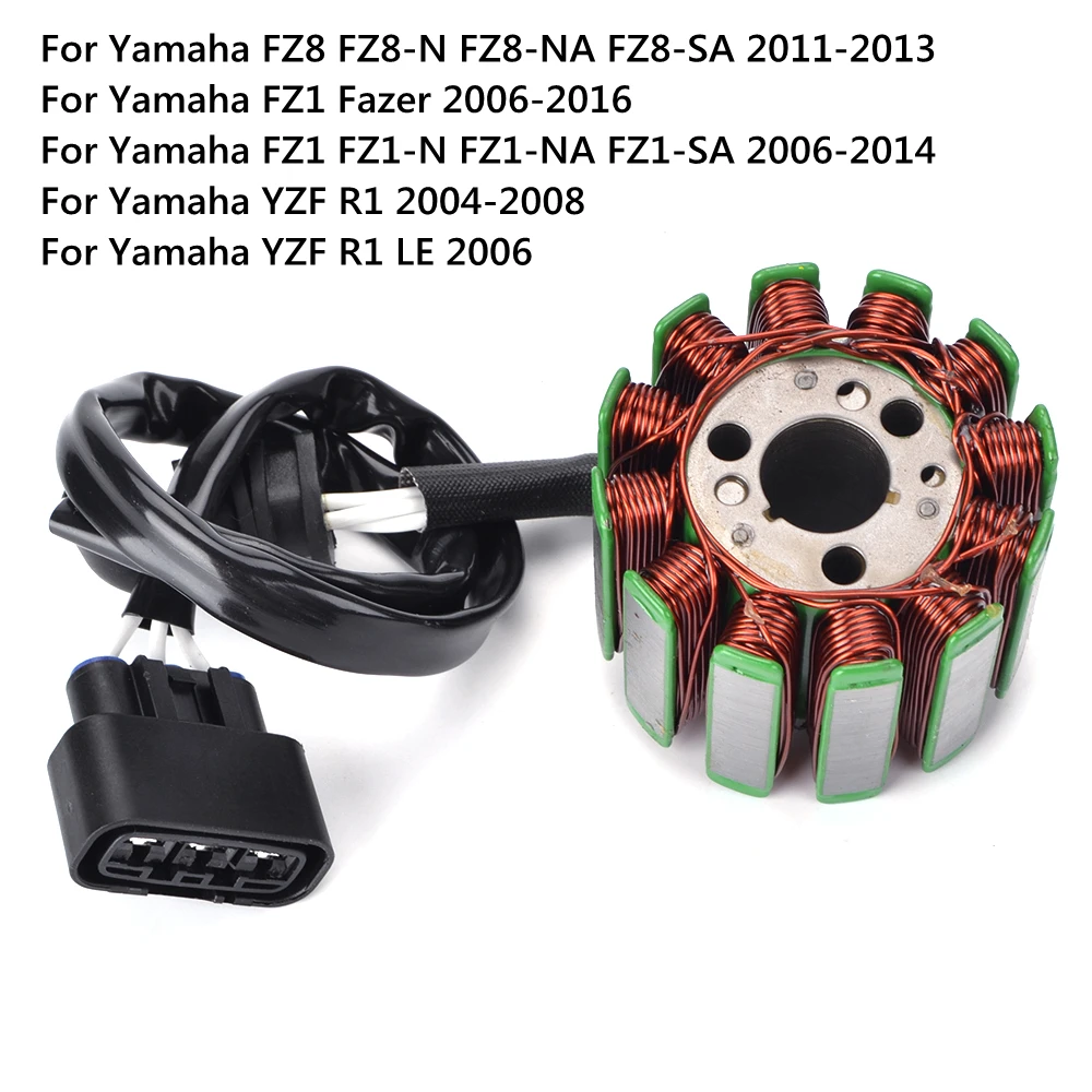 

YZF R1 FZ1 FZ8 Motorcycle Stator Coil For Yamaha YZF-R1 YZFR1 / FZ8-N FZ1-N / FZ8N FZ1N Generator Charging