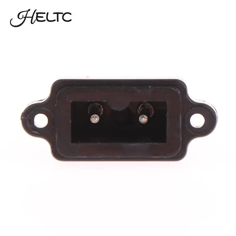 Two-wire Electric Screwdriver Plug 2-core Power Socket DC Power Plug Connector 2 Pins Black Small Two-wire Plug