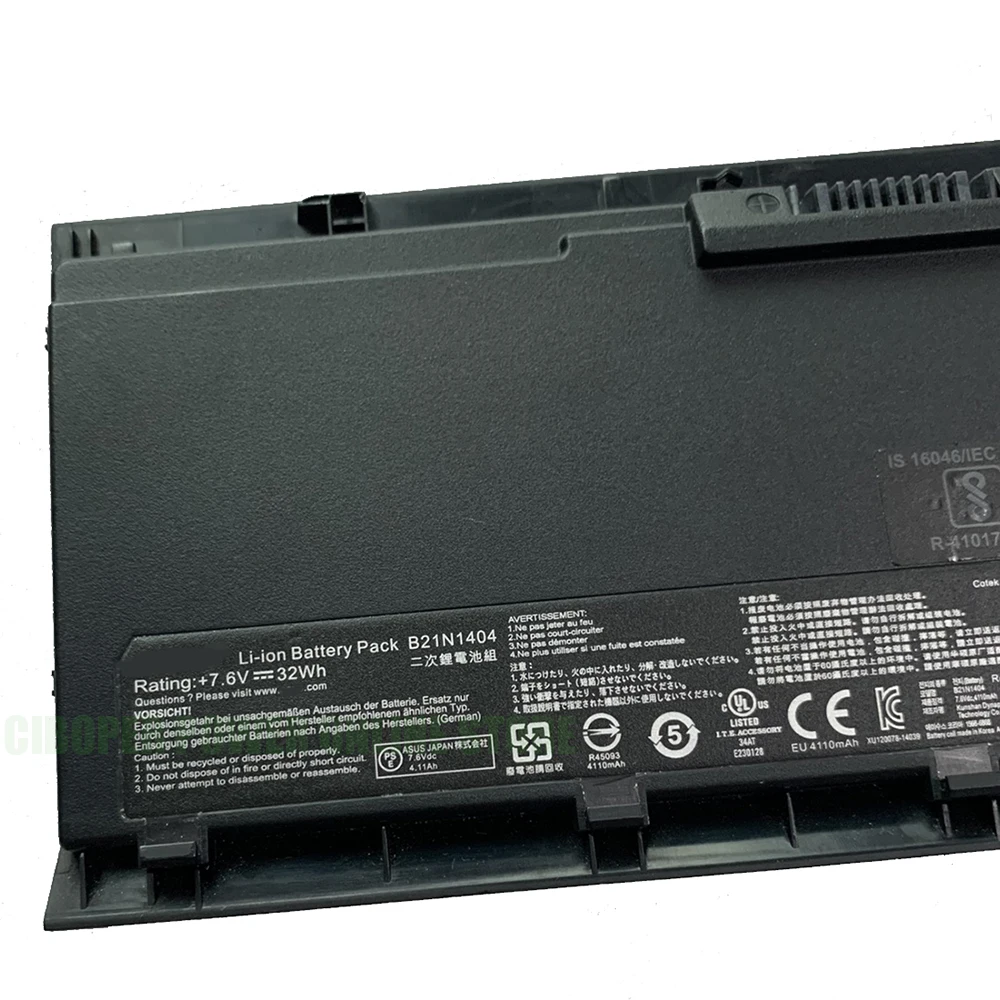 CP Laptop Battery 0B200-01060000 B21N1404 7.6V/32Wh/4110mAh For PRO Advanced BU201LA BU201 BU201L Series Notebook 0B200-01060100