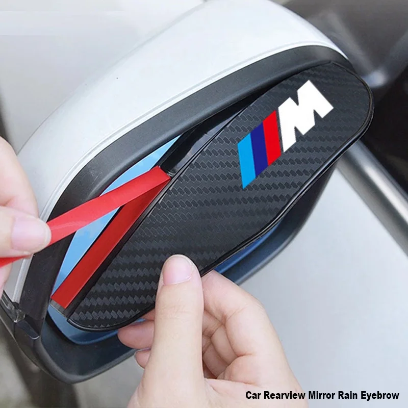 2Pcs Car Rearview Mirror Sticker For 1Pc Car Oil Tank Sticker For BMW E30 E34 E36 E39 E46 E60 E70 E87 E90 F10 F20 F30 E84 F34 - Image 3