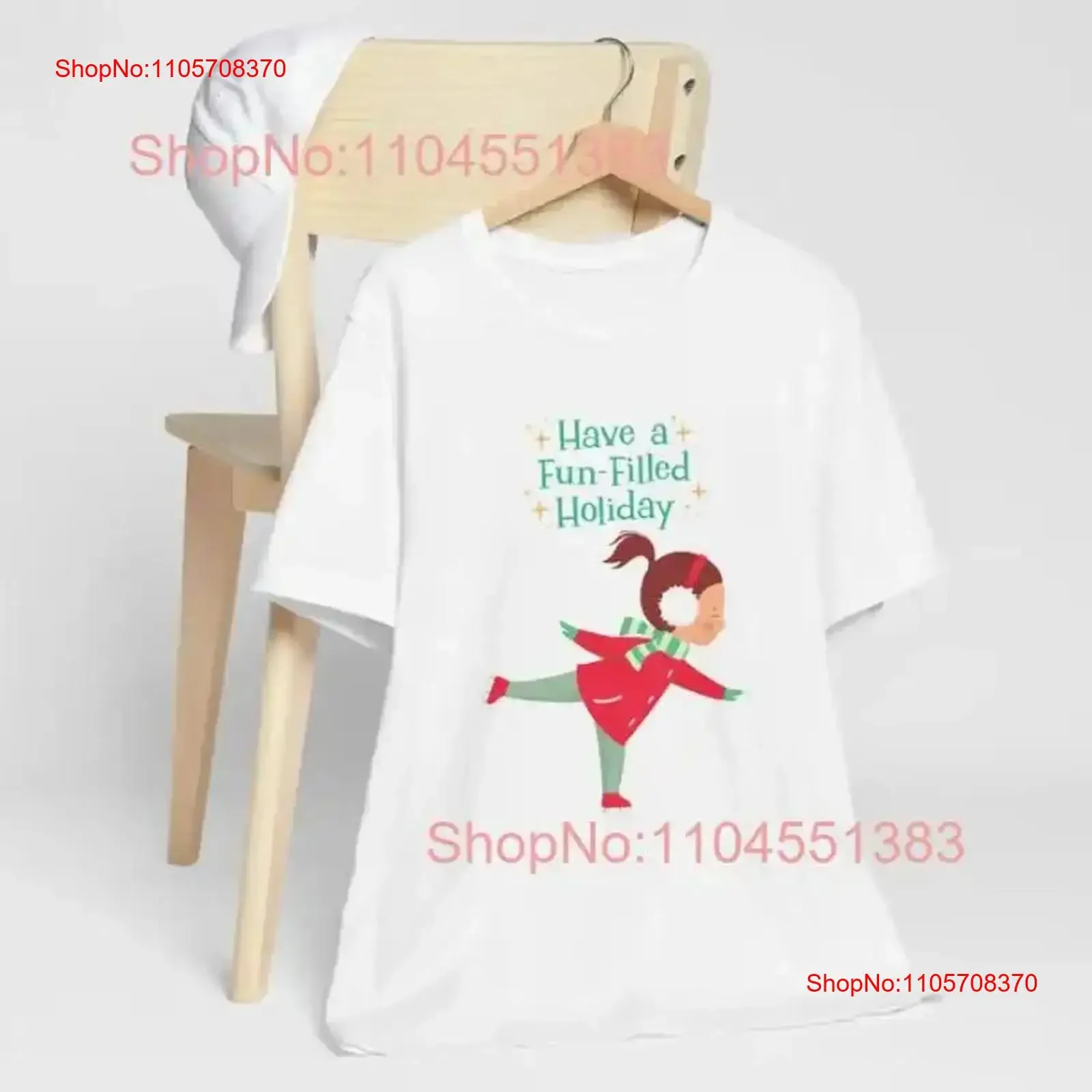 New T Shirt Have a Fun Filled Holiday with child ice s vintage Washed Unisex Top For Everyday Wear Casual Versatile Slightly