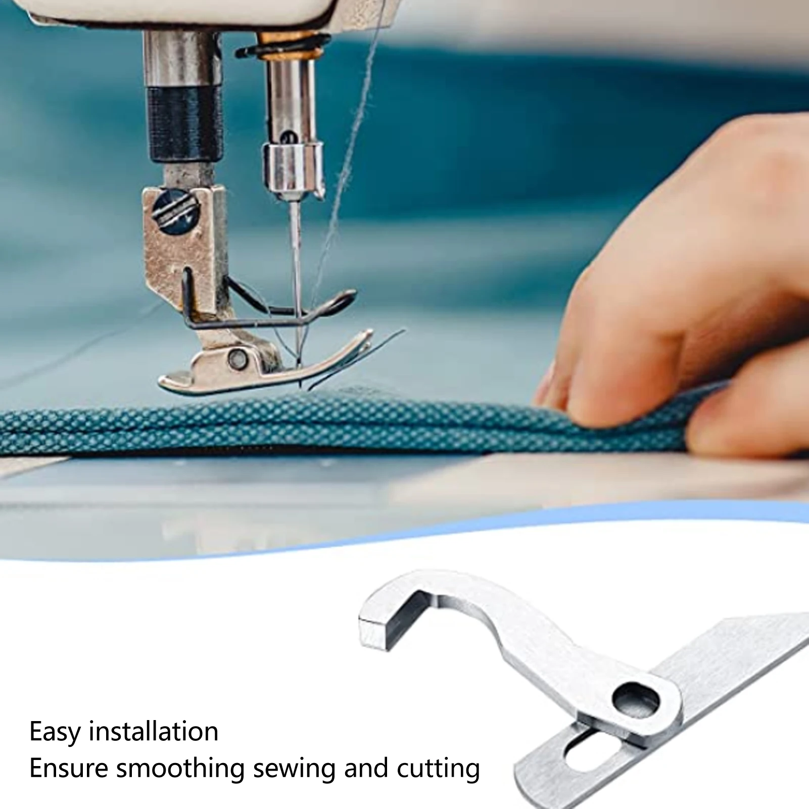 Overlocker Knife Smoothing Cutting Accurate Angle Serger Knife High Efficiency Easy Installation for DZ123 DZ1234