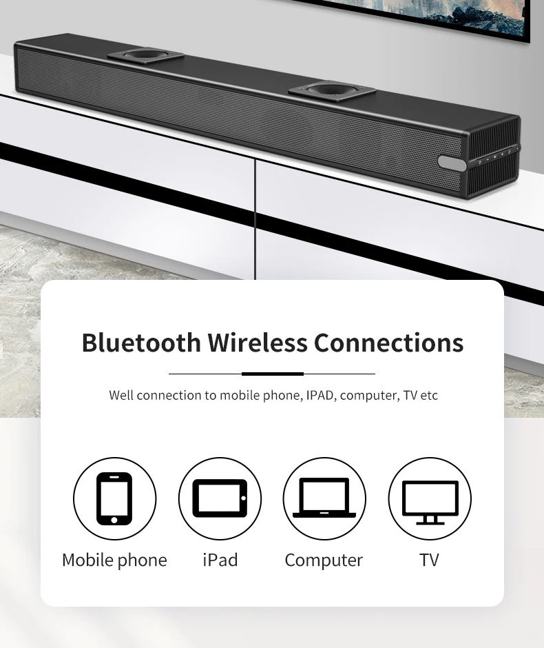 مكبر صوت Hifi AudioTv 2.1 2.0ch 2.1ch 5.1ch 7.1100W Muilti يدعم BT البصري مع Digital Plus لمكبرات صوت المسرح المنزلي