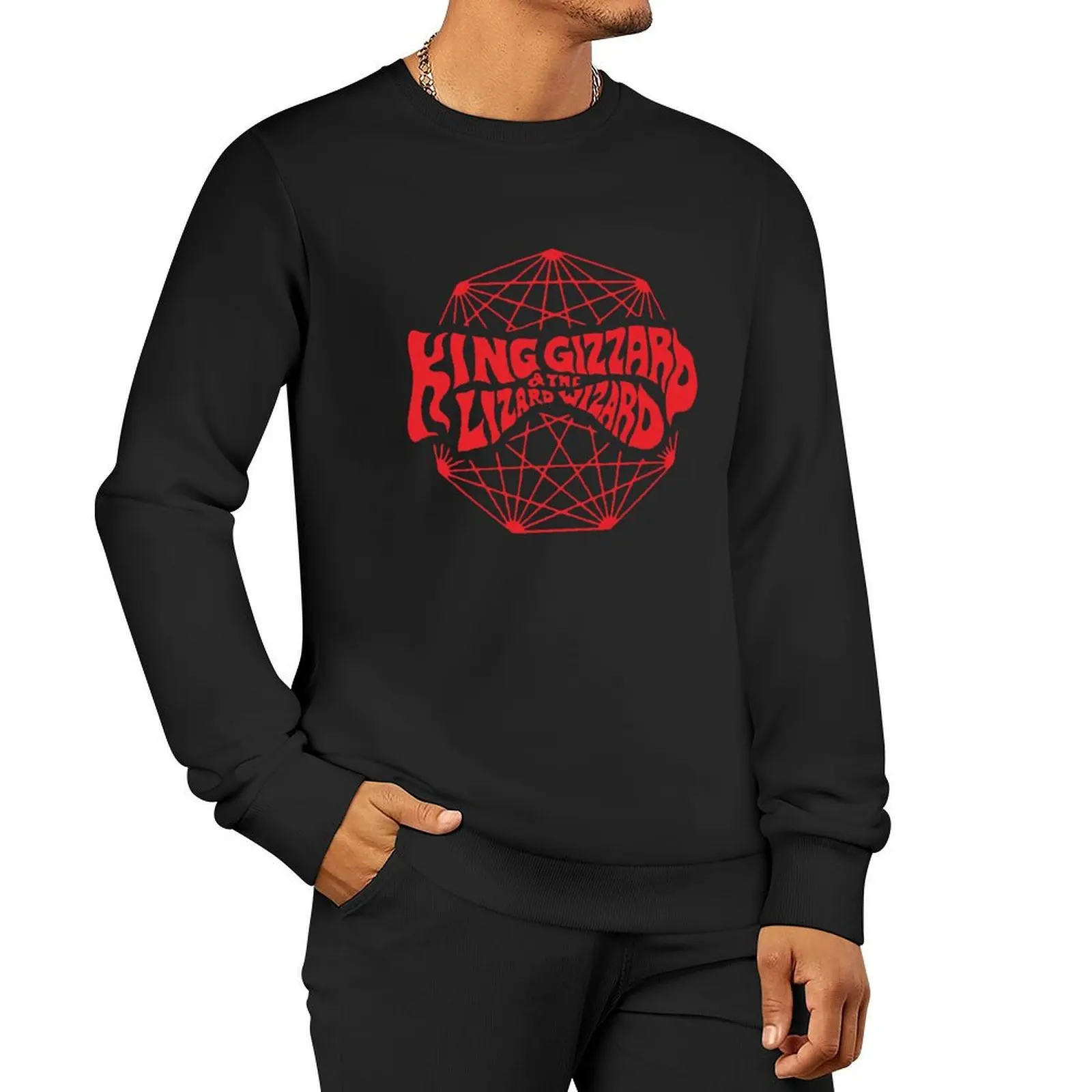 gizzard king merch Classic Pullover Hoodie men's sweat-shirt men wear hooded shirt korean autumn clothes graphic sweatshirts