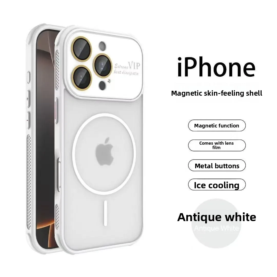 Shockproof Full Lens Protection Magnetic Phone Case for IPhone 17 Air 16 Pro Max 15 14 13 for Magsafe Wireless Charging Cover