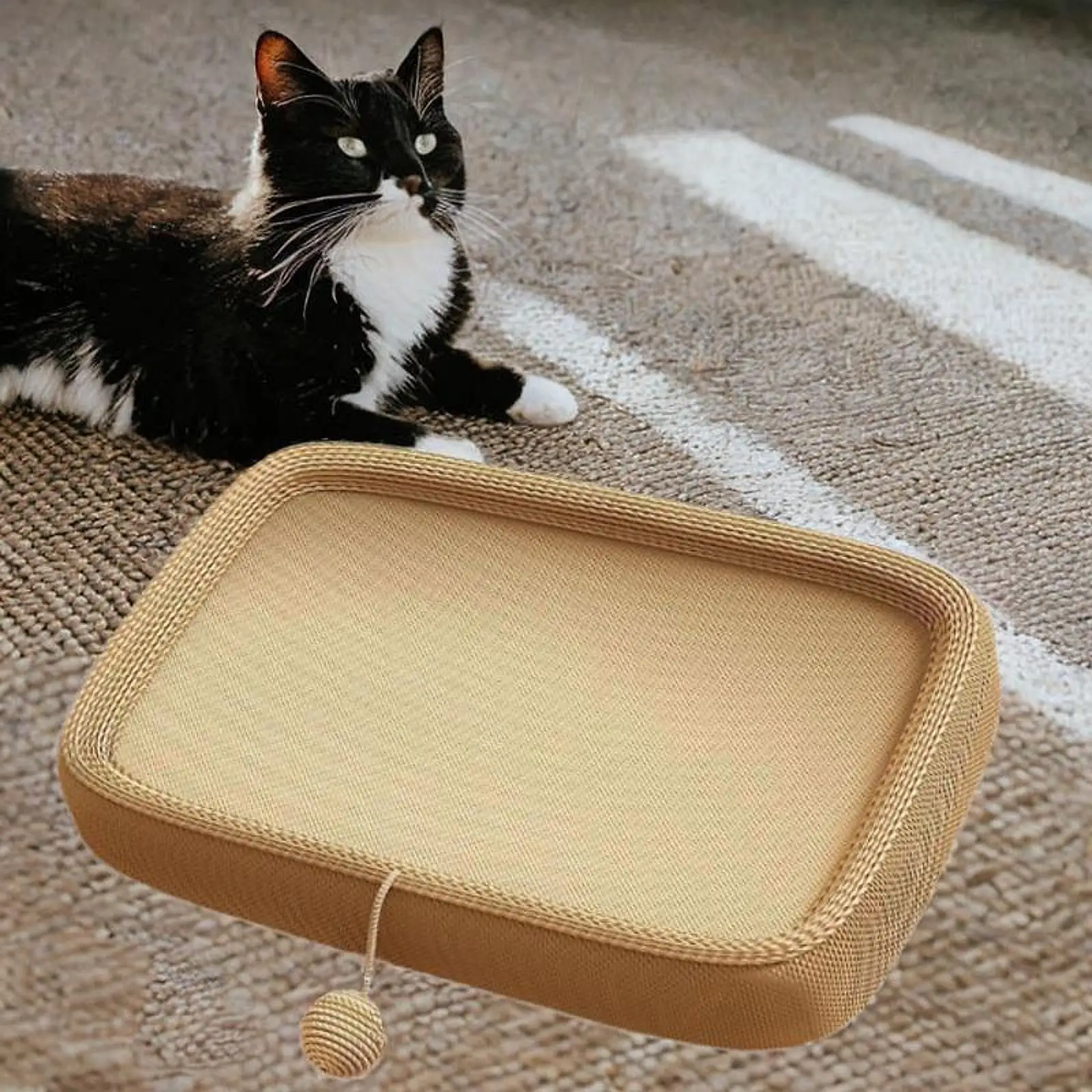 

Когтеточка для кошек, когтеточка для кошек, мебель для домашних животных, коврик для когтеточек для маленьких, средних и больших кошек, домашних кошек на день рождения, домашних кошек