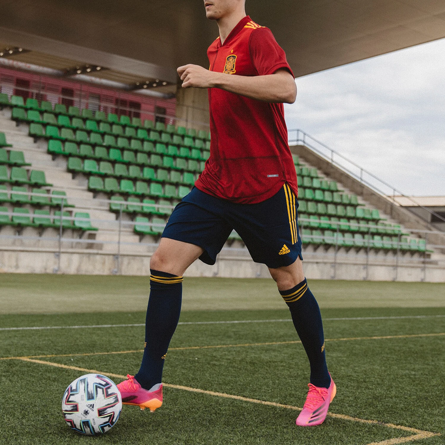 Adidas Authentic Spain European Championship Player Edition Men's Soccer Suit FI6250