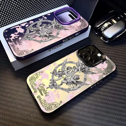 Retro Cupid Angel Phone Case For iPhone 16 15 14 13 12 11 Pro Max X XR XSMAX 8 7 Plus Candy Matte Shockproof Back Cover